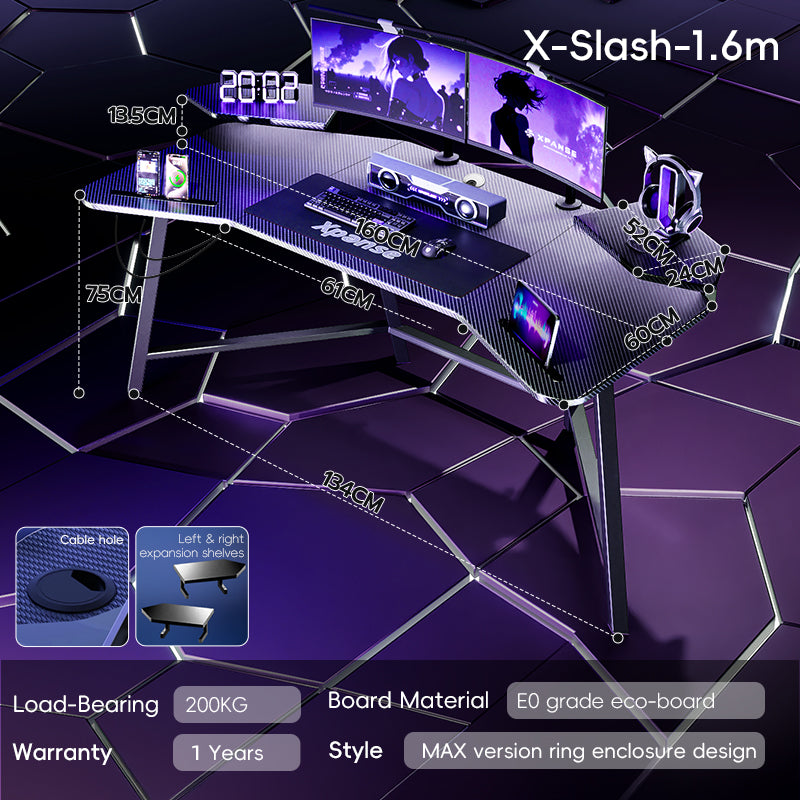 DONMIS X-Slash Winged Gaming Table