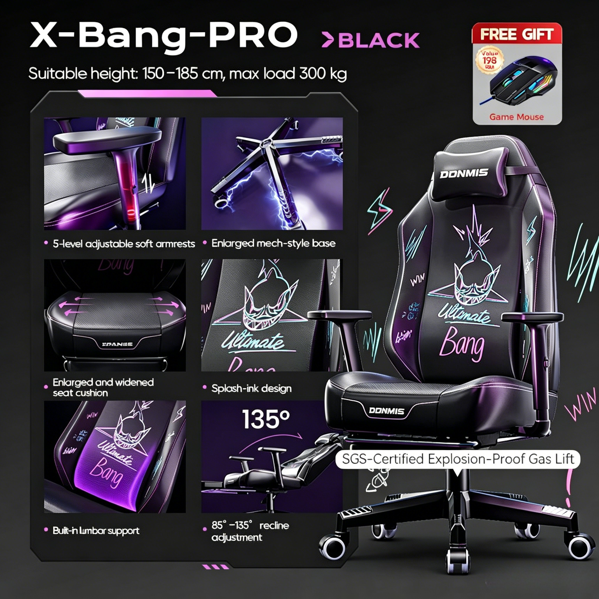 DONMIS X-Bang Gaming Office Chair