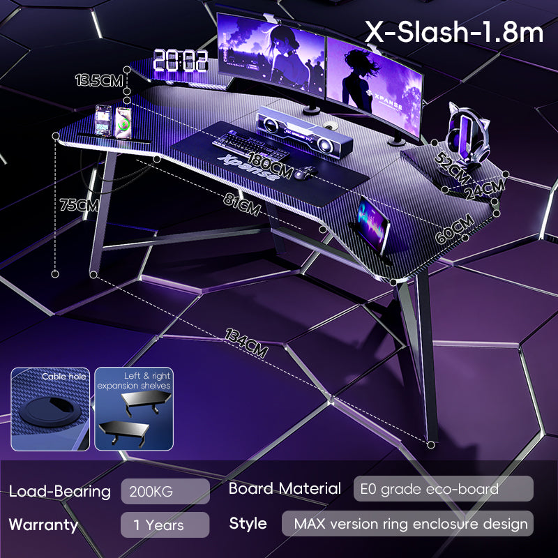 DONMIS X-Slash Winged Gaming Table
